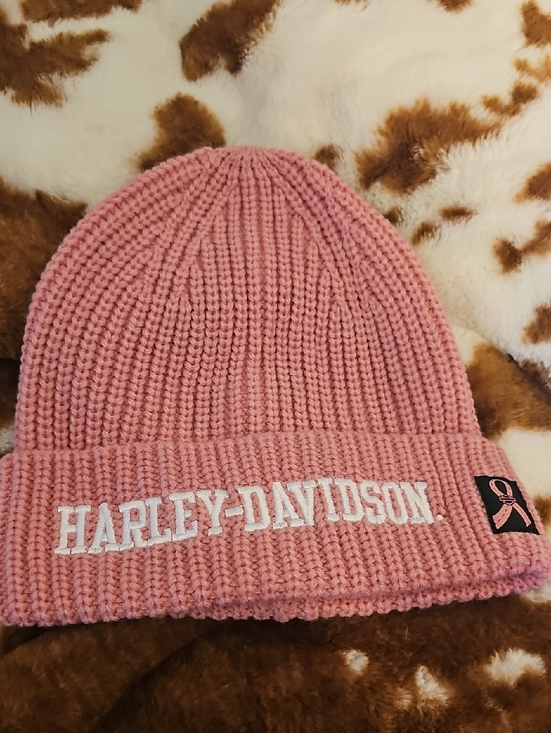Harley-Davidson Accessories - Harley-Davidson Pink Knit Beanie